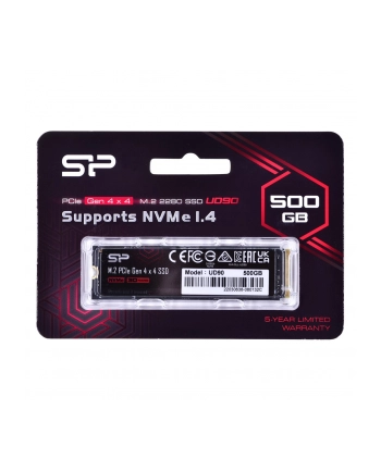 silicon power computer ' communicat SILICON POWER M.2 2280 PCIe 500GB SSD UD90 Gen4x4 NVMe 4500/1950 MB/s nr 1