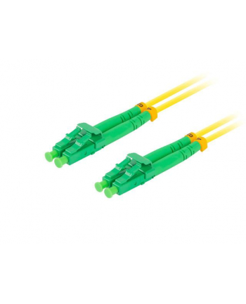 lanberg Patchcord światłowodowy Sm Lc/Apc-Lc/Apc Duplex 3.0Mm 10M żółty