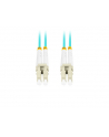 lanberg Patchcord światłowodowy Mm Lc/Upc-Lc/Upc Duplex 3.0mm 1m Aqua - nr 3