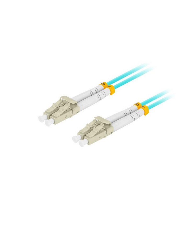 lanberg Patchcord światłowodowy Mm Lc/Upc-Lc/Upc Duplex 3.0mm 2m Aqua główny