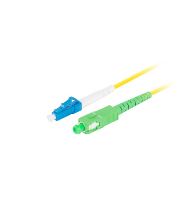 lanberg Patchcord światłowodowy Sm Lc/Upc-Sc/Apc Simplex 3.0Mm 3M żółty