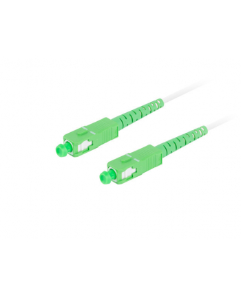 lanberg Patchcord światłowodowy Sm Sc/Apc-Sc/Apc Simplex 3.0Mm 50M biały nr 2