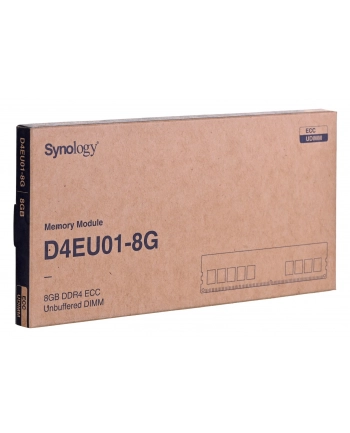 synology Pamięć DDR4 8GB ECC DIMM D4(wersja europejska)01-8G Unbuffered