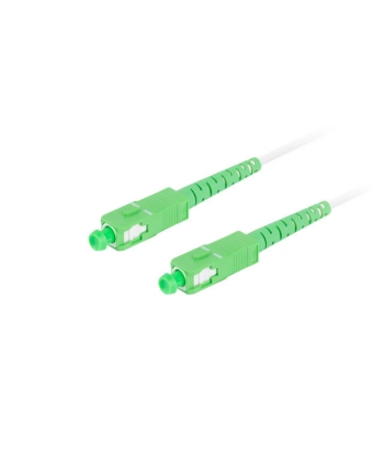 lanberg Patchcord światłowodowy Sm Sc/Apc-Sc/Apc Simplex 3.0mm 35M biały