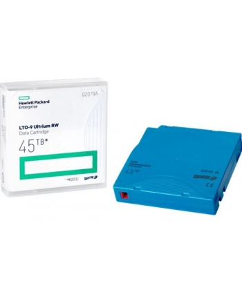 hewlett packard enterprise Taśma TO-9 Ultrium 45TB RW Non Custom Labeled 20 Data Cartridges with Cases Q2079AN