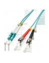 LINDY Patchcord światłowodowy LC/ST OM3 50/125um Multimode 15m (46385) - nr 15