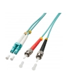 LINDY Patchcord światłowodowy LC/ST OM3 50/125um Multimode 15m (46385) - nr 16