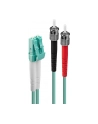LINDY Patchcord światłowodowy LC/ST OM3 50/125um Multimode 15m (46385) - nr 8