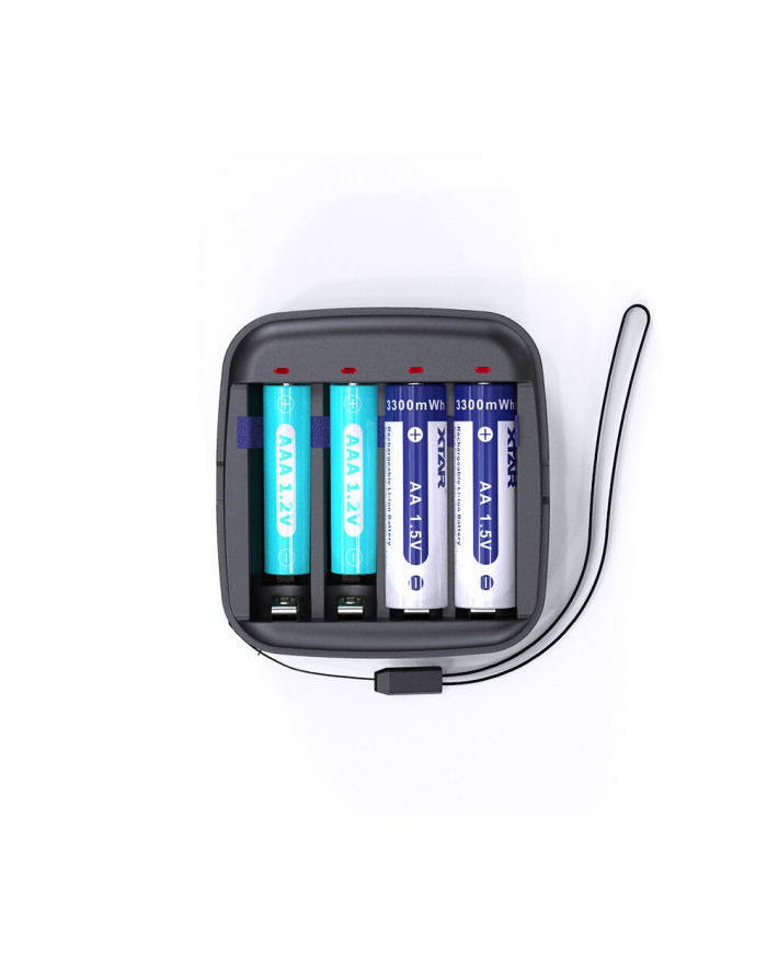 XTAR ŁADOWARKA DO AKUMULATORÓW R03 / AAA ORAZ R6 / AA LI-ION 1 5V / NIMH BC4 główny