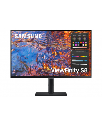 samsung Monitor 27 cali LS27B800PXUXEN IPS 3840x2160 UHD 16:9 1xHDMI 1xUSB-C (90W) 1xDP 5ms HAS+PIVOT płaski 3Y