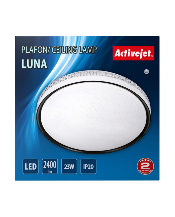 Nowoczesny plafon sufitowy LED Activejet LUNA 23W