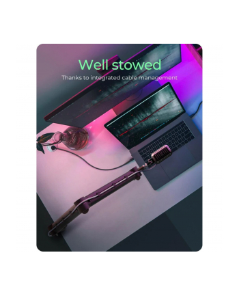 Icy Box Statyw biurkowy regulowany 360 stopni (IBMAG103BT) nr 2