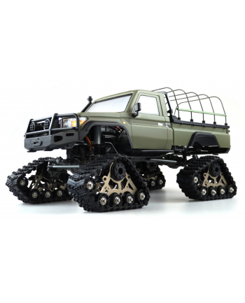 Amewi Model Samochodu Rc Amxrock Rcx10Bts Scale Crawler Pick Up Mattgrün 1:10 Rtr Szczotkowy 2 4 Ghz