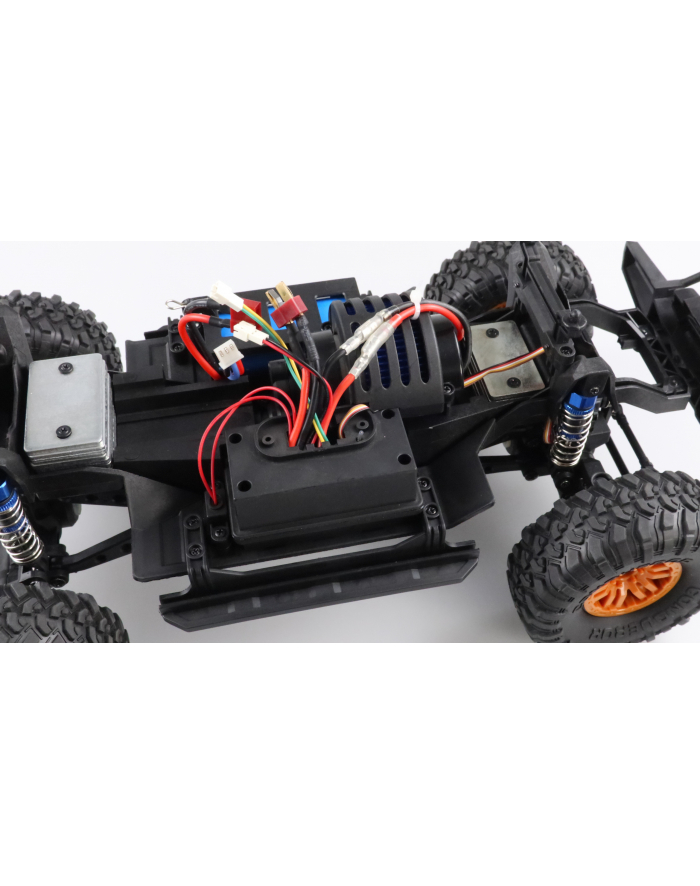 Amewi Model Samochodu Rc Amxrock Rcx10Bts Scale Crawler Pick Up Mattgrün 1:10 Rtr Szczotkowy 2 4 Ghz główny