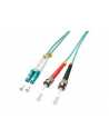 LINDY Patchcord światłowodowy LC/ST OM3 50/125um Multimode 15m (46385) - nr 16