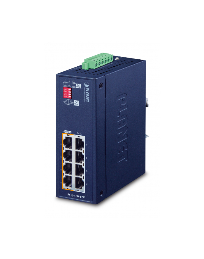 Planet Ipoe-470-12V Ip30 Industrial 4-Port (IPOE47012V) główny