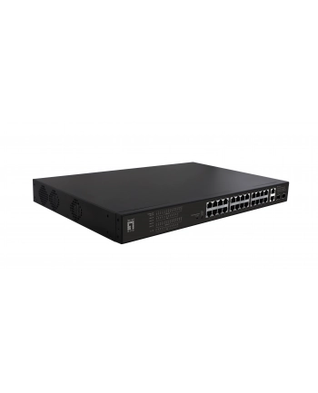 Levelone Switch 28X Fe Fgp-2831 2Xge 2Xgsfp 390W 802.3Xpoe (FGP2831) nr 2