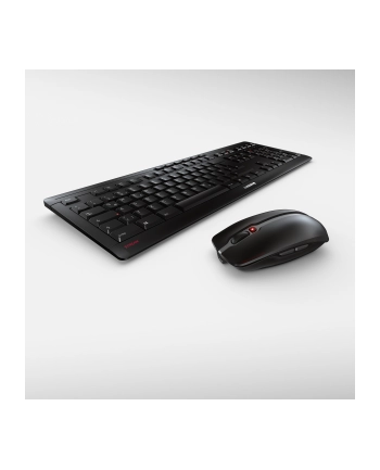Cherry JD-8560FR-2 Stream Desktop Recharge klawiatura RF Wireless AZERTY Francuski Czarny nr 2