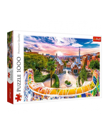 Puzzle 1000el Zachód słońca nad Barceloną, Hiszpania 10711 Trefl