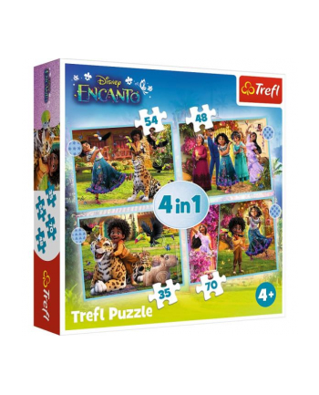 Puzzle 4w1 Nasze magiczne Encanto. Disney 34615 Trefl