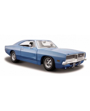 MAISTO 31256-17 Auto Dodge Charger 1969 niebieski 1:25 nr 1