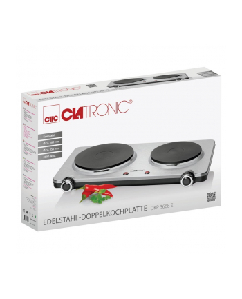 clatronic Kuchenka elektryczna DKP 3668E 2 polowa, inox