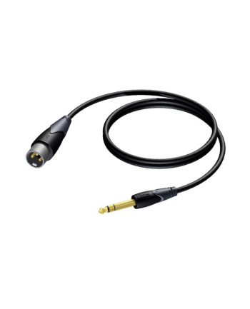 procab Kabel XLR Męski - 6,3 mm Jack Męski Stereo 3 m