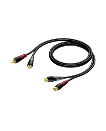 procab Kabel 2x RCA/CINCH Żeński - 2x RCA/CINCH Męski 3 m