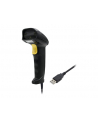 qoltec Laserowy czytnik kodów kreskowych 1D | USB | Czarny - nr 3