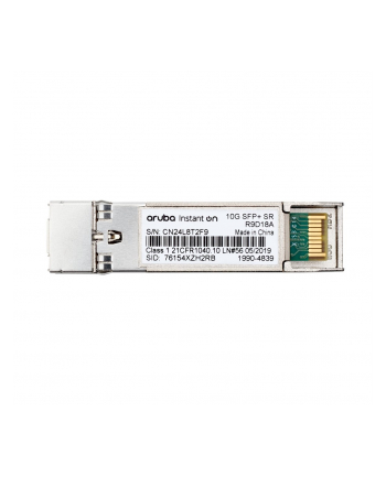 hewlett packard enterprise Moduł ARUBA Ion 10G SFP+ LC S R 300m MMF XCVR R9D18A