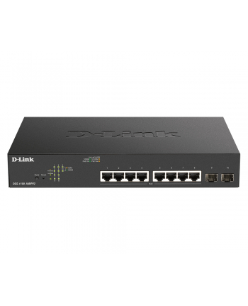 d-link Przełącznik DGS-1100-10MPV2 Switch 8GE PoE+ 2SFP