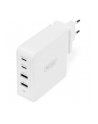 digitus Uniwersalna 4-portowa ładowarka sieciowa 100W, 2x USB-C, 2x USB-A, PD 3.0 Biała - nr 8