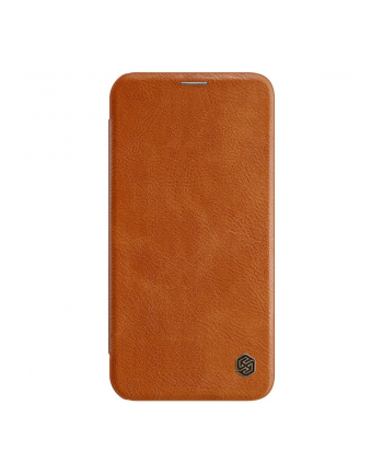 nillkin Etui Qin Leather Apple iPhone 12 Mini Brązowe