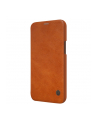 nillkin Etui Qin Leather Apple iPhone 12 Mini Brązowe - nr 3