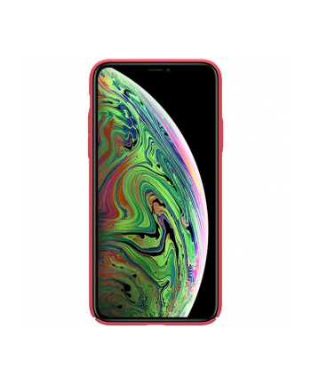 nillkin Etui Super Frosted Shield Apple iPhone 11 Pro Max (Z wycieciem na logo) Jasny Czerwone