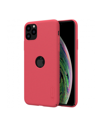 nillkin Etui Super Frosted Shield Apple iPhone 11 Pro Max (Z wycieciem na logo) Jasny Czerwone