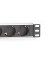 digitus Listwa zasilająca do szaf 10' RACK 4xSchuko, 2m 1xUnischuko, 16A, aluminiowa - nr 10