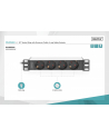 digitus Listwa zasilająca do szaf 10' RACK 4xSchuko, 2m 1xUnischuko, 16A, aluminiowa - nr 6
