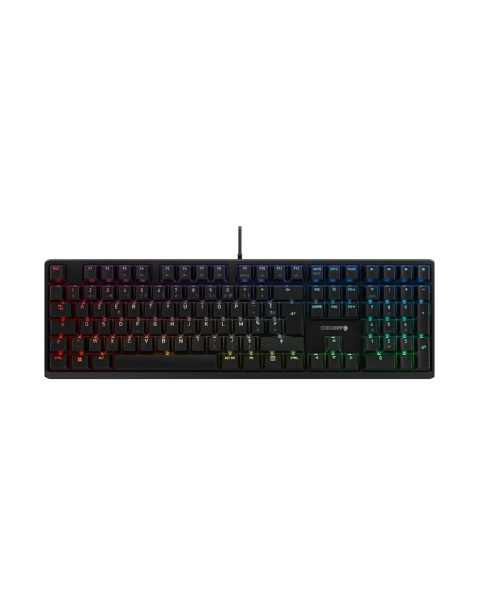 Cherry G80-3838LWBFR-2 G80-3000N RGB klawiatura USB AZERTY Francuski Czarny główny