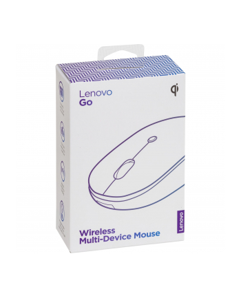 Lenovo GY51C21211 Go Wireless Multi Device myszka Oburęczny RF Wireless+Bluetooth+USB Type-A Optyczny 2400 DPI