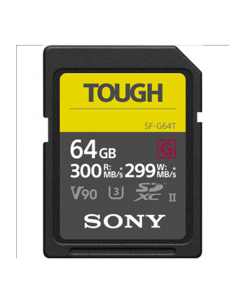 Sony SF64TG SF-G64T/T1 pamięć flash 64 GB SDXC UHS-II Klasa 10