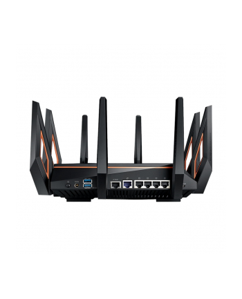 Asus 90IG04H0-MU9G00 GT-AX11000 router bezprzewodowy Gigabit Ethernet Tri-band (2.4 GHz/5 GHz/5 GHz) 4G Czarny