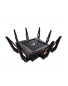 Asus 90IG04H0-MU9G00 GT-AX11000 router bezprzewodowy Gigabit Ethernet Tri-band (2.4 GHz/5 GHz/5 GHz) 4G Czarny - nr 5