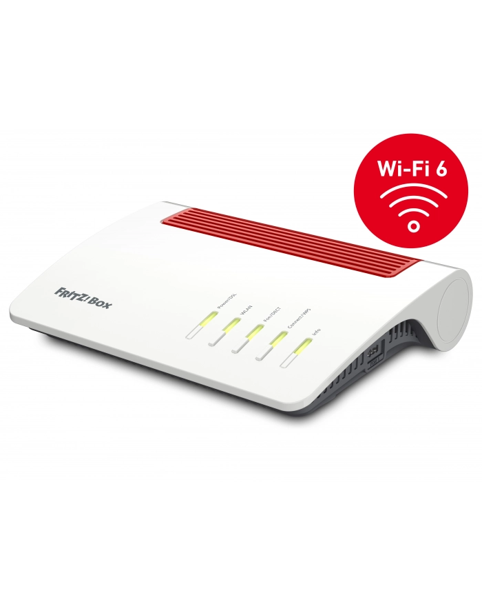 AVM 20002998 FRITZ!Box 7590 AX router bezprzewodowy Gigabit Ethernet Dual-band (2.4 GHz/5 GHz) Biały główny