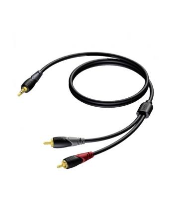 procab Kabel 3,5 mm Jack Męski Stereo - 2x RCA/Cinch Męski 3 m nr 1