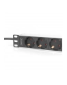 digitus Listwa zasilająca do szaf 10' RACK 4xSchuko, 2m 1xUnischuko, 16A, aluminiowa - nr 20