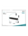 digitus Listwa zasilająca do szaf 10' RACK 4xSchuko, 2m 1xUnischuko, 16A, aluminiowa - nr 22