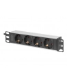 digitus Listwa zasilająca do szaf 10' RACK 4xSchuko, 2m 1xUnischuko, 16A, aluminiowa - nr 31