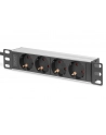 digitus Listwa zasilająca do szaf 10' RACK 4xSchuko, 2m 1xUnischuko, 16A, aluminiowa - nr 8