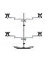 StarTech ARMQUADSS .com uchwyt / stojak do monitorów 81,3 cm (32') Wolnostojący Czarny, Srebrny - nr 16